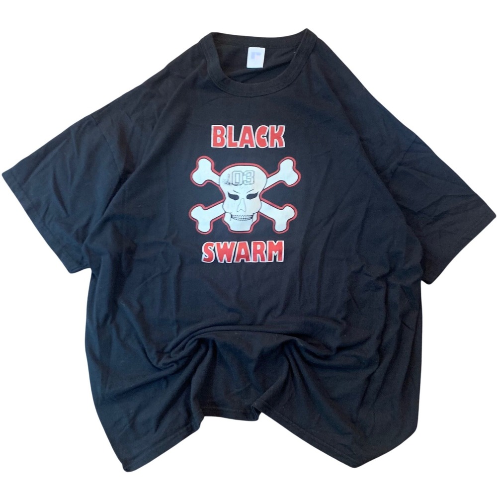 vtg y2k black swarm russel T-shirt